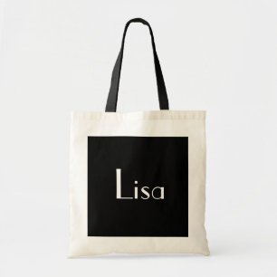 Lisa in Schwarz und Weiß II Tragetasche
