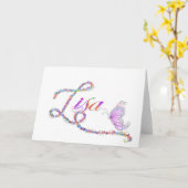 Lisa Karte (Gelbe Blume)