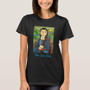 Lisa Katze Inkarnation Malerei Katze T-Shirt
