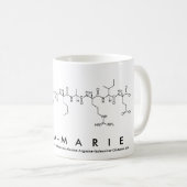 Lisa-Marie Peptid-Namen-Tasse Kaffeetasse (VorderseiteRechts)