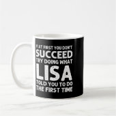 Lisa Name D Birthday Funny Christmas Jo Kaffeetasse (Links)