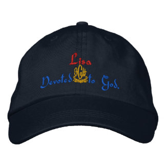 Lisa Name mit deutscher Bedeutung für die Marine Bestickte Kappe