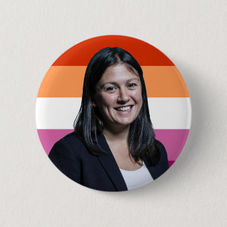Lisa Nandy Lesbian Flag Abzeichen Button