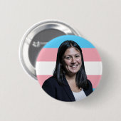Lisa Nandy Trans Flag Abzeichen Button (Vorne & Hinten)
