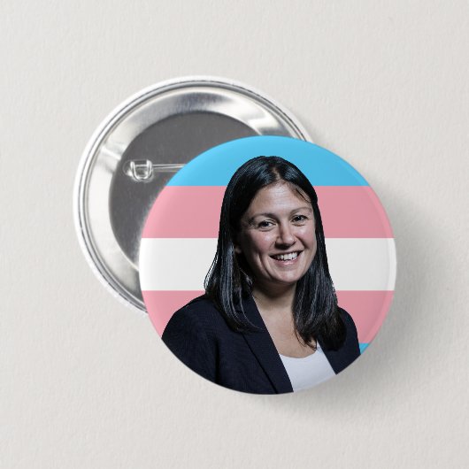 Lisa Nandy Trans Flag Abzeichen Button (Vorne & Hinten)