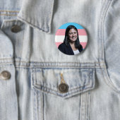 Lisa Nandy Trans Flag Abzeichen Button (Beispiel)