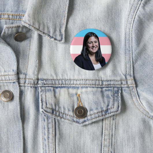 Lisa Nandy Trans Flag Abzeichen Button (Beispiel)