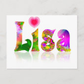 Lisa Postkarte (Vorderseite)