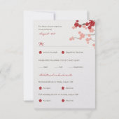 LISA_Red Cherry Blossoms Wedding RSVP 1 FINAL - V2 Karte (Rückseite)