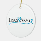 Lisas Armee Ornamanet Keramik Ornament (Links)