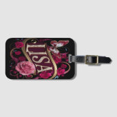 Lisas Blumenzeichen Gepäckanhänger (Vorderseite (Horizontal))