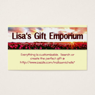 Lisa's Gift Emporium - Monogram Shop Visitenkarte