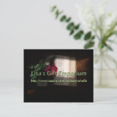 Lisas Gift Emporium Postkarte (Stehend Vorderseite)