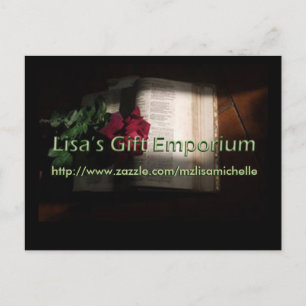 Lisas Gift Emporium Postkarte