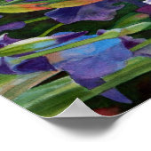 Lisas Iris Garden Poster (Ecke)