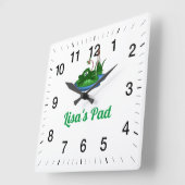 Lisas Pad Square Wall Clock Quadratische Wanduhr (Winkel)