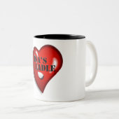 Lisas Schöpflöffel-Tee-Tasse Zweifarbige Tasse (VorderseiteRechts)