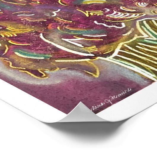 Lisa's Tree Poster (Ecke)