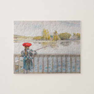 Lisbet Fischen von Carl Larsson, Vintage Fine Art Puzzle