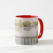 Lisbet Fischerei von Carl Larsson, Vintage Kunst Tasse (VorderseiteRechts)