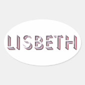 Lisbeth Aufkleber (Vorderseite)