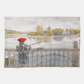 Lisbeth-Fischen durch Carl Larsson Handtuch (Horizontal)