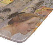 Lisbeth in der Birch Grove (Schönes junges Mädchen Schneidebrett (Ecke)