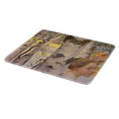 Lisbeth in der Birch Grove (Schönes junges Mädchen Schneidebrett (Ecke)