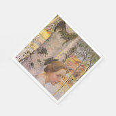 Lisbeth in der Birch Grove (Schönes junges Mädchen Serviette (Ecke)