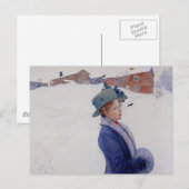 Lisbeth ist neuer Hut Postkarte (Vorne/Hinten)