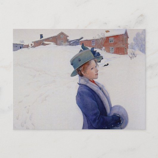 Lisbeth ist neuer Hut Postkarte (Vorderseite)