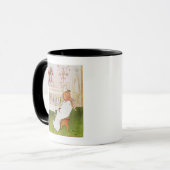 Lisbeth mit einer gelben Tulpe Tasse (Vorderseite Links)