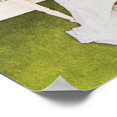 Lisbeth mit gelber Tulpe Poster (Ecke)