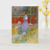 Lisbeth mit Pfingstrosen Karte (Gelbe Blume)