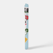 Lisboa Boarding Pass iPhone 15 Hülle (Linke Seite)