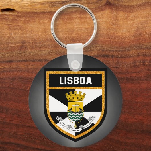 Lisboa-Flagge Schlüsselanhänger (Vorderseite)