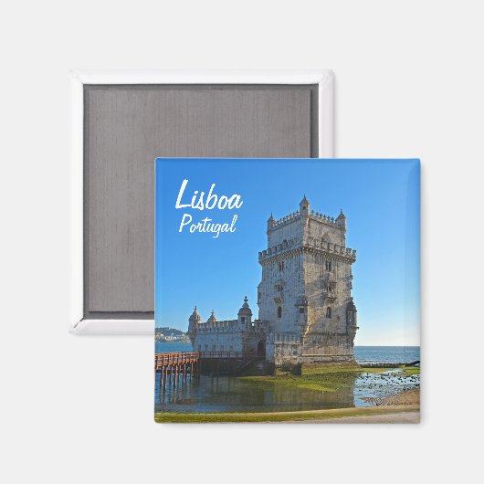 Lisboa Panoramic Kitchen Magnet (Vorderseite/Rückseite)