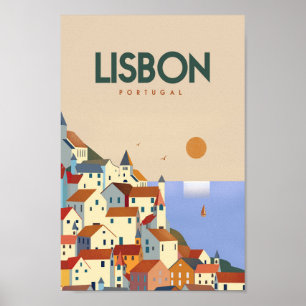 Lisboa Reiseplakat Poster
