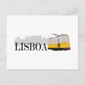 Lisboa Tram Postkarte (Vorderseite)