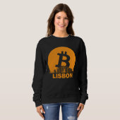 Lisbon Bitcoin Maximalist  Bitcoin Lisbon Skyline Sweatshirt (Vorne ganz)