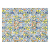 Lisbon Blue Lemon Tile Citrus Home Decor Tischdecke (Vorderseite (Horizontal))