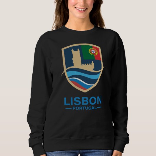 Lisbon Portugal Europe Sweatshirt (Vorderseite)