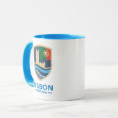 Lisbon Portugal Europe Tasse (Vorderseite Links)
