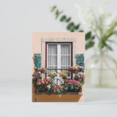 Lisbon´s Fensterbalkon Postkarte (Stehend Vorderseite)