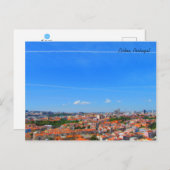 Lisbon Skyline ~ Lisbon, Portugal, Postkarte (Vorne/Hinten)