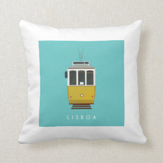 Lisbon Tram Pillow Kissen