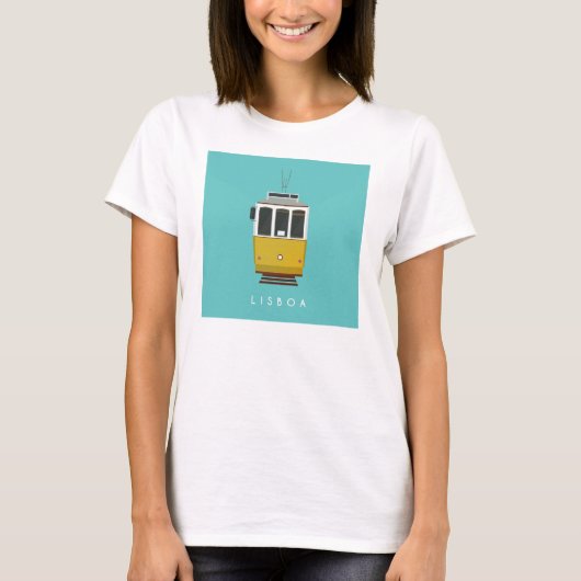 Lisbon Tram T-Shirt (Vorderseite)