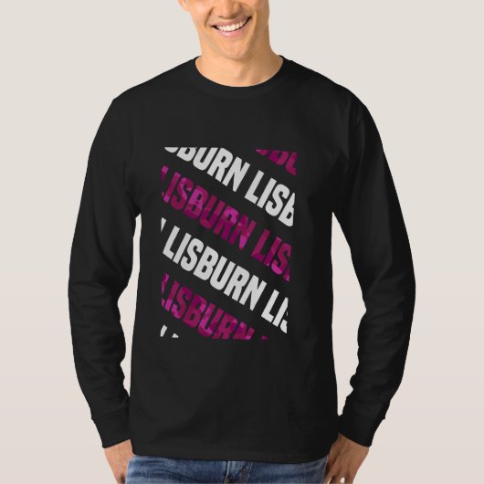 Lisburn Camouflage Pattern Pink Camouflage T-Shirt (Vorderseite)