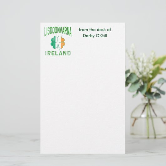 LISDOONVARNA Irland Briefpapier (Stehend Vorderseite)