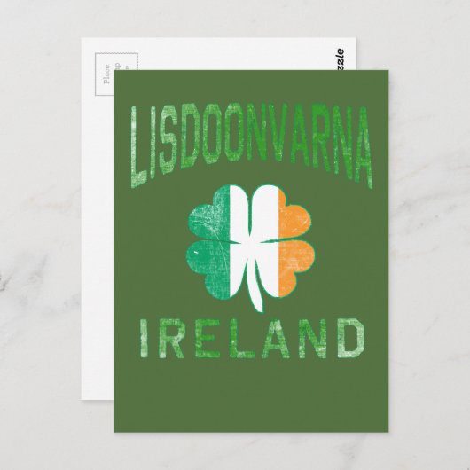 LISDOONVARNA Irland Postkarte (Vorne/Hinten)